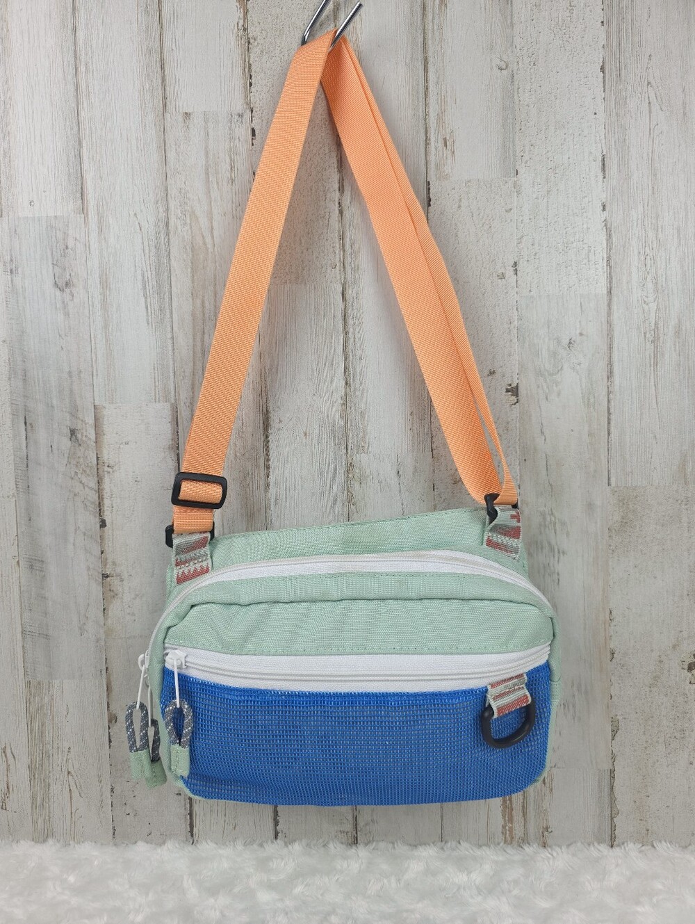 Kavu Delray Beach Crossbody Bag Green Blue